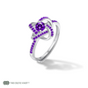 Celtic Knot™ 18K Amethyst Ring