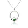 Classic Claddagh™ 18K White Gold Pendant