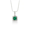 Enchanted Emerald™ 18K White Gold Pendant