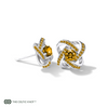 Celtic Knot™ 18K Citrine Earrings