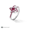 Celtic Knot™ 18K Garnet Ring
