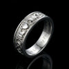 Men's Claddagh™ Ring — 18K White Gold Band