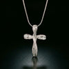 Infinity Cross™ Pendant — 18K White Gold | Diamond