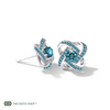 Celtic Knot™ 18K Aquamarine Earrings