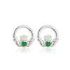 Classic Claddagh™ 18K White Gold Earrings