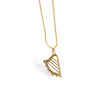 Celtic Harp™ 18K Yellow Gold Pendant