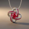 Celtic Knot™ Pendant — 18K White Gold | Ruby