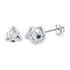 Timeless Triquetra™ 18K White Gold Earrings