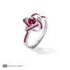 Celtic Knot™ 18K Garnet Ring